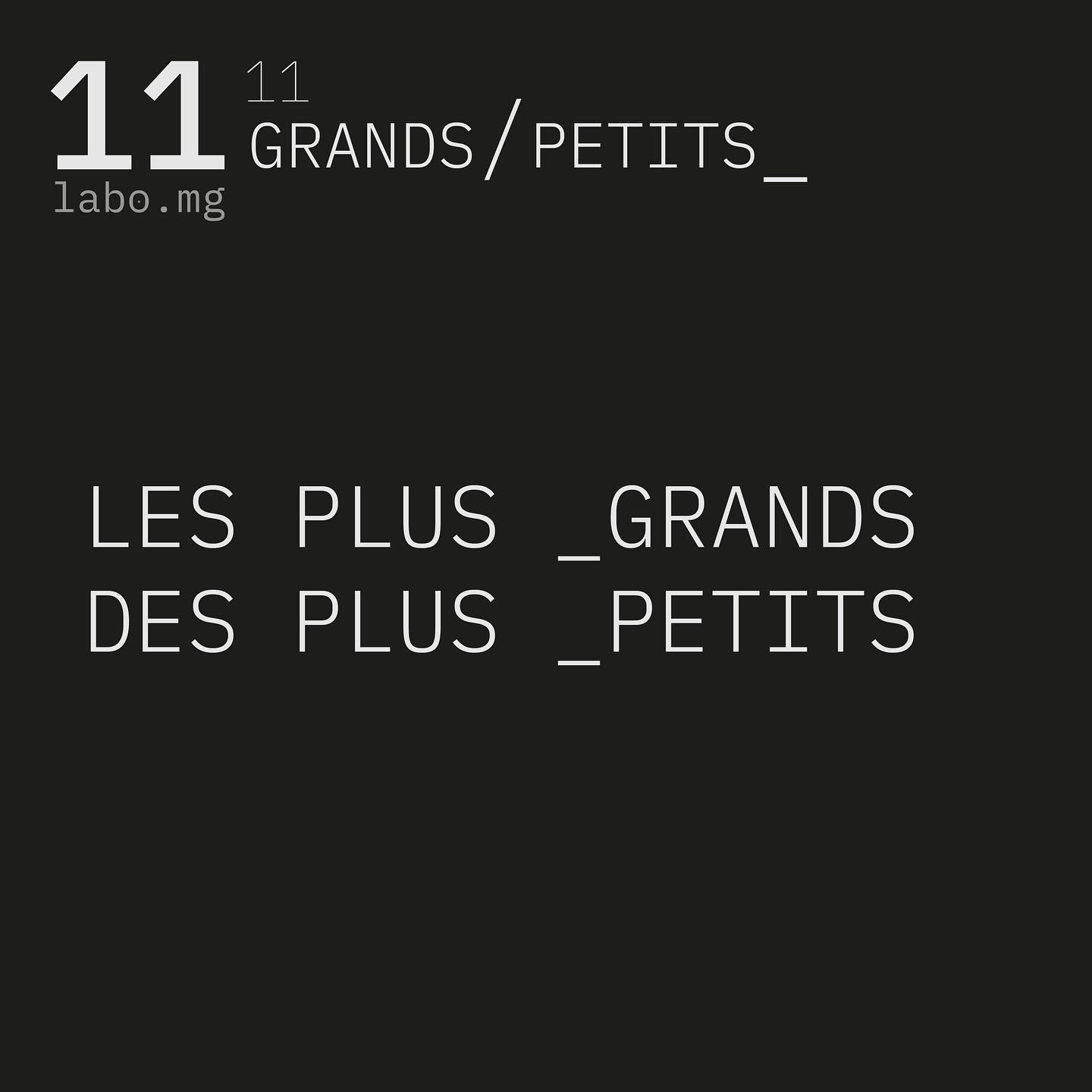 Les plus grands des plus petits