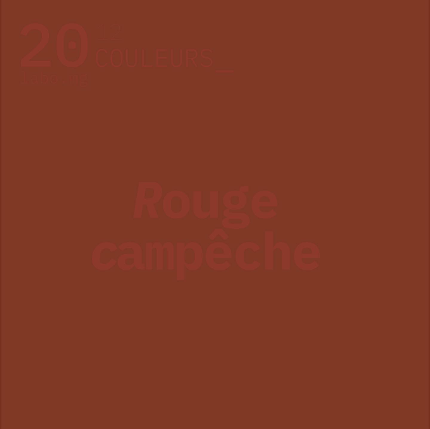Rouge de campêche