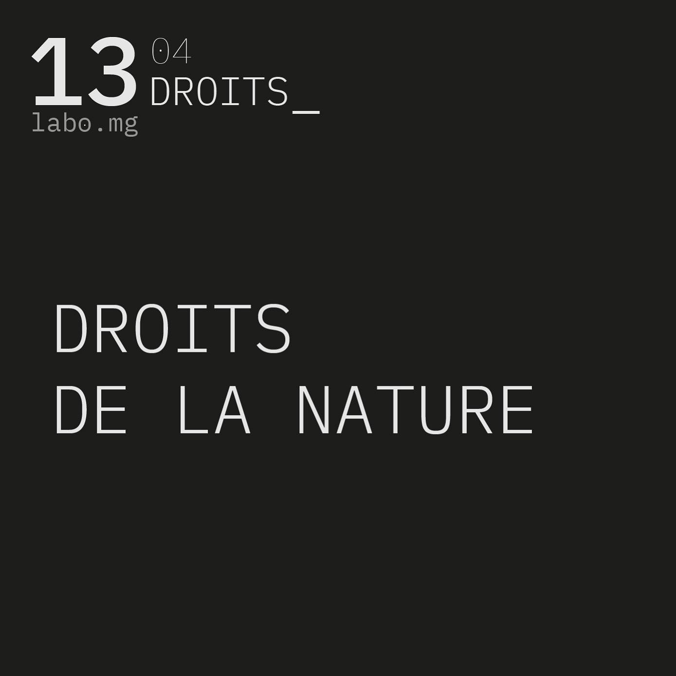 Droits de la nature