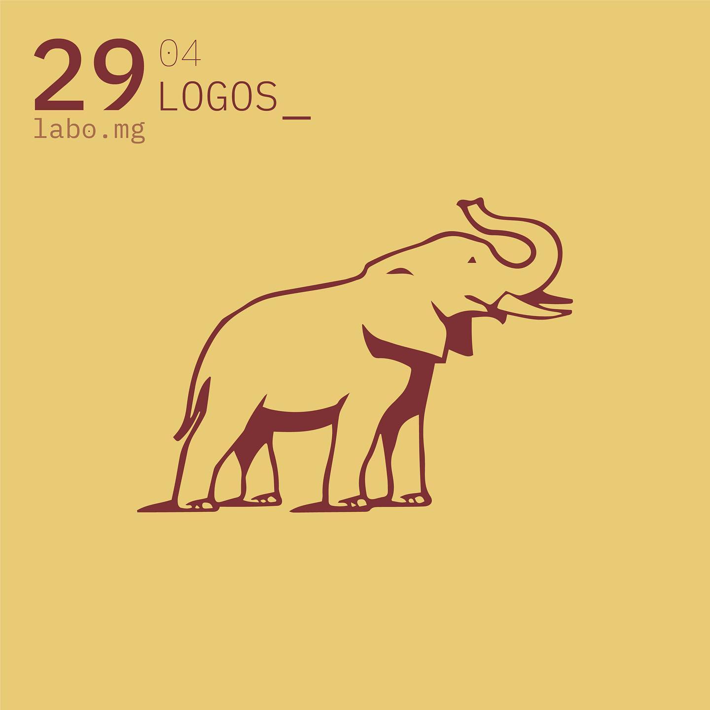 Les éléphants en logo