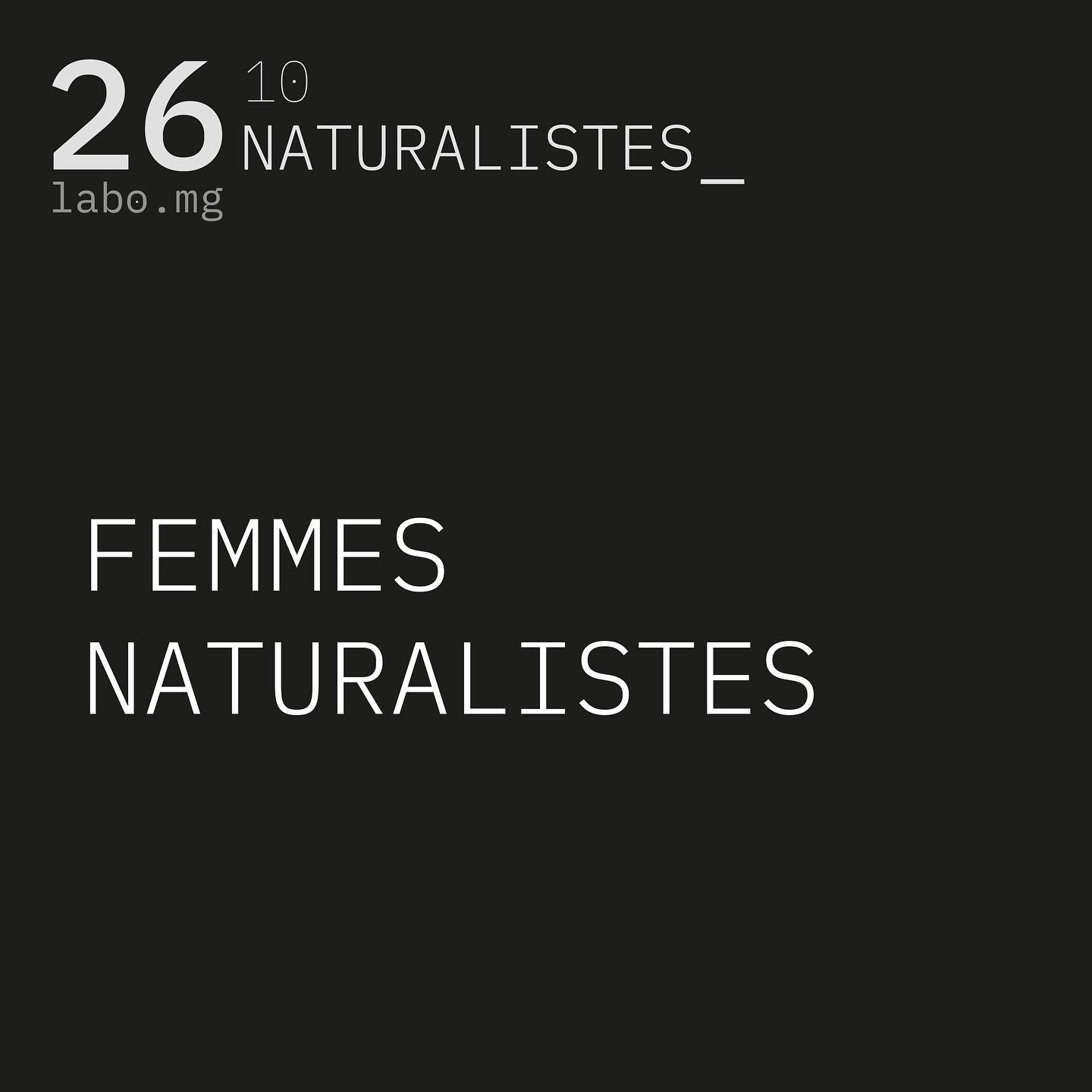 Femmes naturalistes