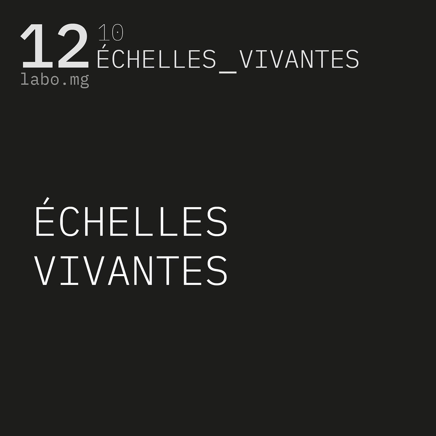 Les échelles vivantes