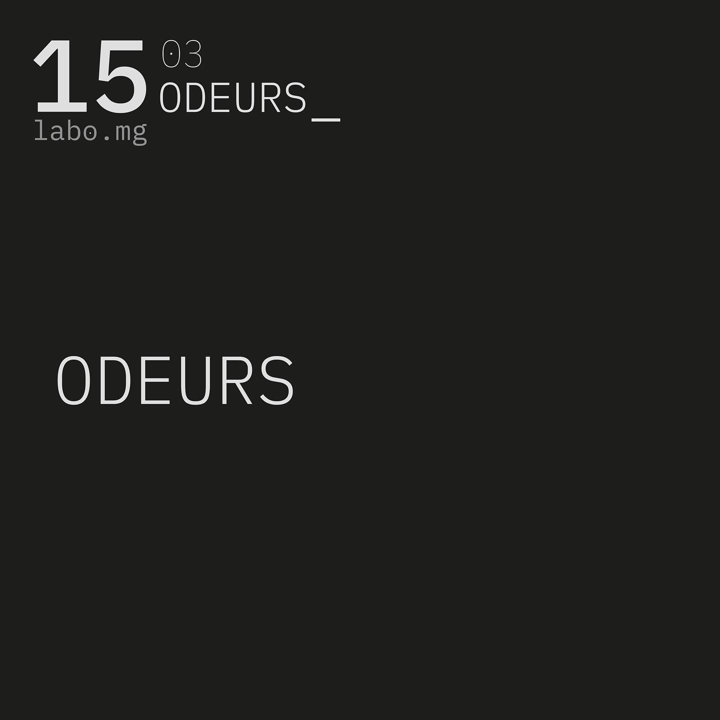 Les odeurs de la nature